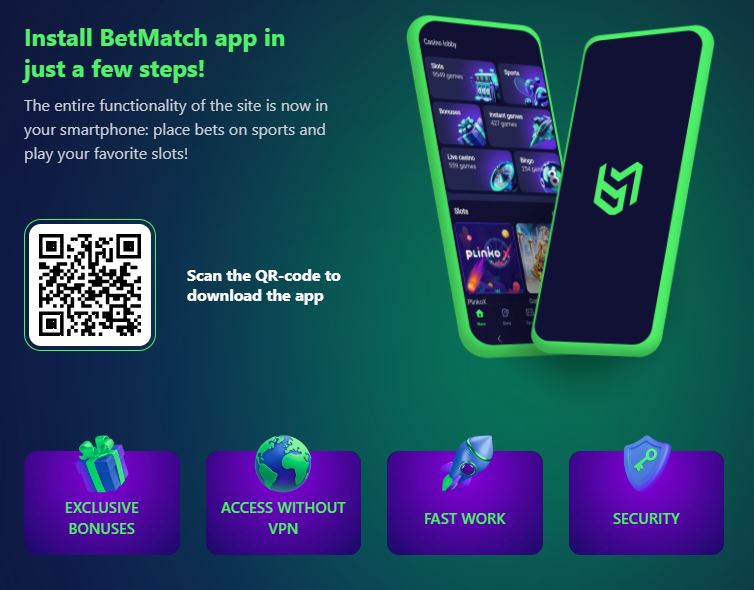 betmatch mobile download and install